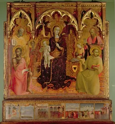 Altarbild der Madonna des Schnees, ca. 1430-32